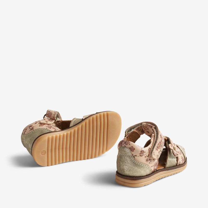 Wheat Footwear Sandal Sky Flower Prewalker Sandals 2475 rose flowers