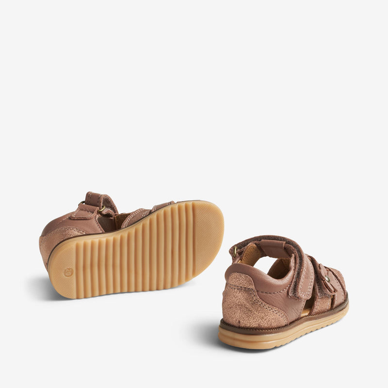 Wheat Footwear Sandal Sky Flower Prewalker Sandals 2029 old rose stripe