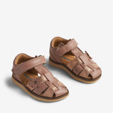 Wheat Footwear Sandal Sky Flower Prewalker Sandals 2029 old rose stripe