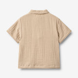 Wheat Main Set Shirt S/S & Shorts Svend Set 3354 warm sand