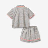 Wheat Main Set Shirt S/S & Shorts Vilma Set 2650 air blue flowers
