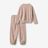 Wheat Main Set Sweatshirt & Trousers Barbro Set 9616 melange rose