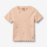 Wheat Main Set T-shirt S/S & Pants Alicia Set 2475 rose flowers