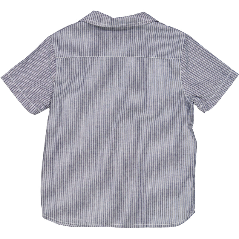 Wheat Shirt Anker SS Shirts and Blouses 9067 cool blue stripe