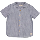 Wheat Shirt Anker SS Shirts and Blouses 9067 cool blue stripe