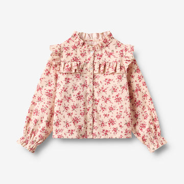 Wheat Main Shirt L/S Noreen Shirt 9772 almond peach flowers