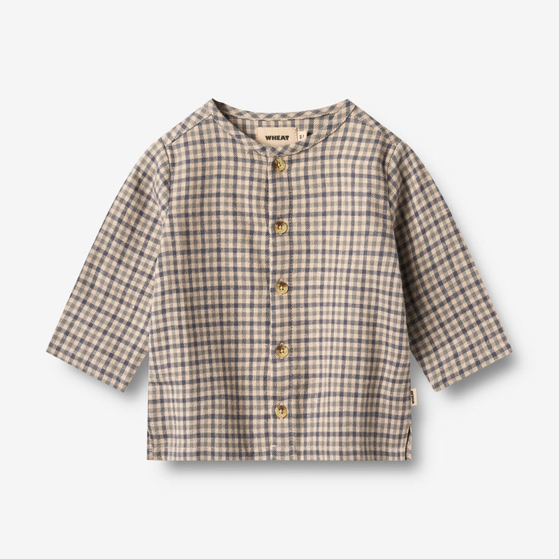 Wheat Main Shirt L/S Shelby Shirt 1306 blue check