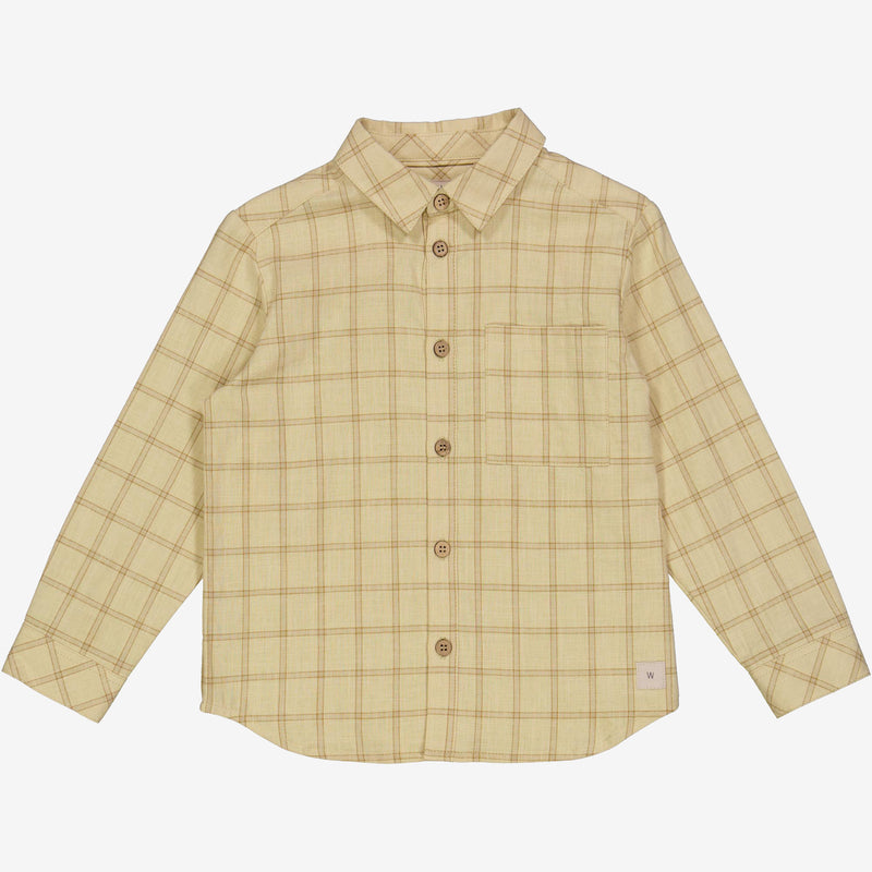 Wheat Shirt Lasse Shirts and Blouses 9108 buttermilk check