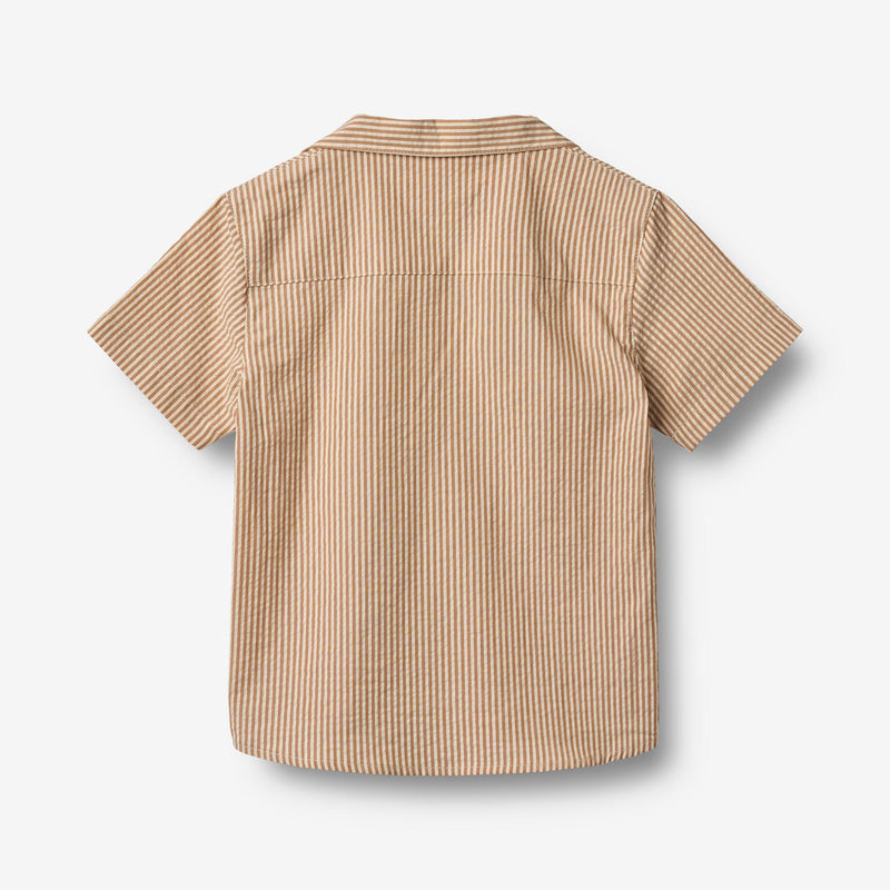 Wheat Main Shirt S/S Anker Shirt 5078 caramel stripe