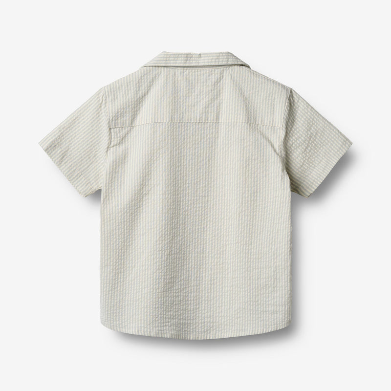 Wheat Main Shirt S/S Anker Shirt 9444 summer blue stripe