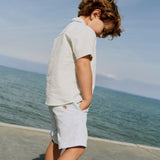 Wheat Main Shirt S/S Anker Shirt 9444 summer blue stripe