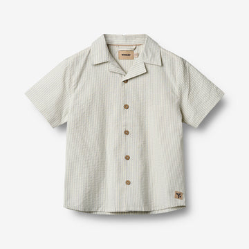 Wheat Main Shirt S/S Anker Shirt 9444 summer blue stripe