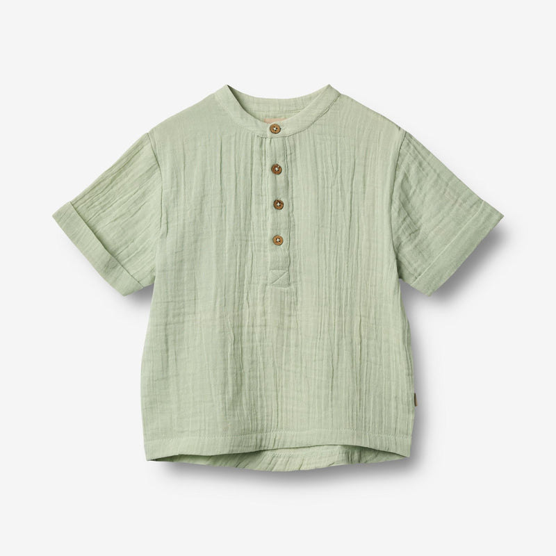 Wheat Main Shirt S/S Svend Shirt 9440 soft mint