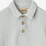 Wheat Main Shirt S/S Svend Shirt 4030 light blue