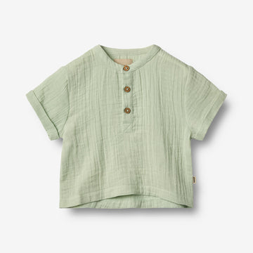 Wheat Main Shirt S/S Svend Shirt 9440 soft mint