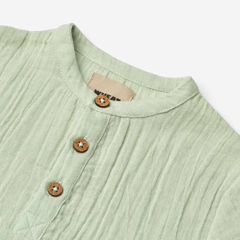 Wheat Main Shirt S/S Svend Shirt 9440 soft mint