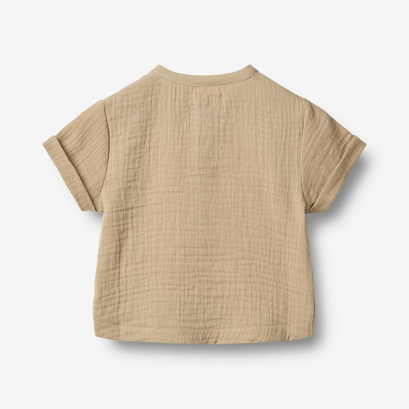 Wheat Main Shirt S/S Svend Shirt 9441 soft sand