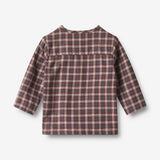 Wheat Main Shirt Shelby Shirts and Blouses 1314 blue holiday check