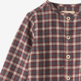 Wheat Main Shirt Shelby Shirts and Blouses 1314 blue holiday check