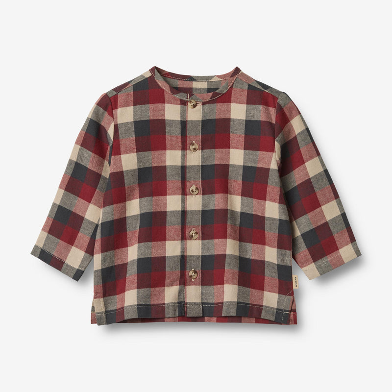 Wheat Main Shirt Shelby Shirts and Blouses 9588 red blue check
