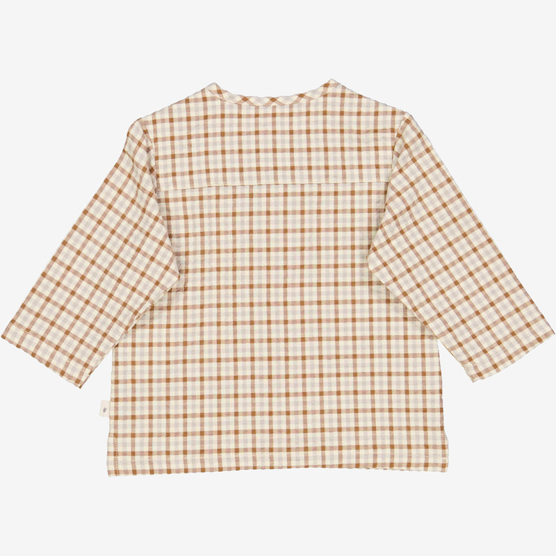 Wheat Main  Shirt Shelby | Baby Shirts and Blouses 5094 golden dove check