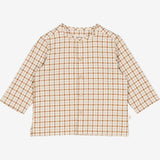 Wheat Main  Shirt Shelby | Baby Shirts and Blouses 5094 golden dove check