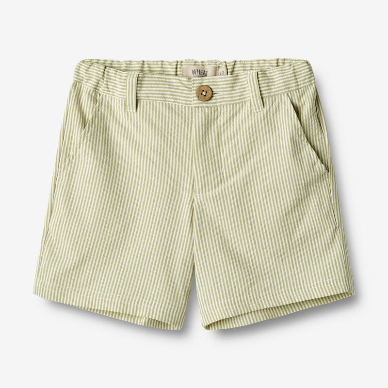 Wheat Main Shorts Elvig Shorts 4142 green stripe