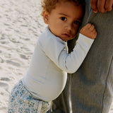 Wheat Main Shorts Max Shorts 9412 aqua hawaii flowers