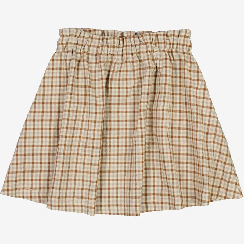 Wheat Main  Skirt Alisa Skirts 5094 golden dove check