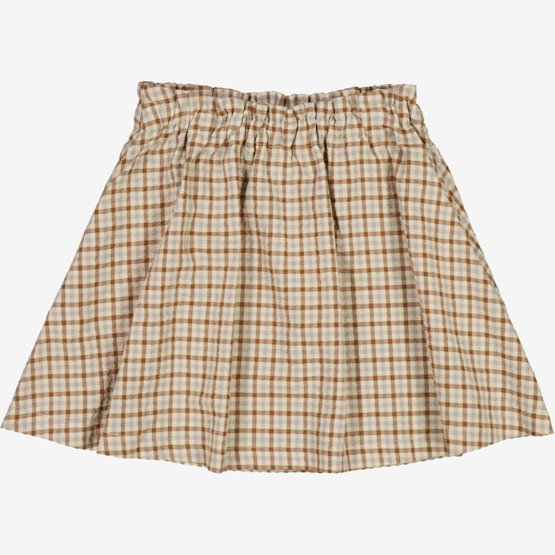 Wheat Main  Skirt Alisa Skirts 5094 golden dove check