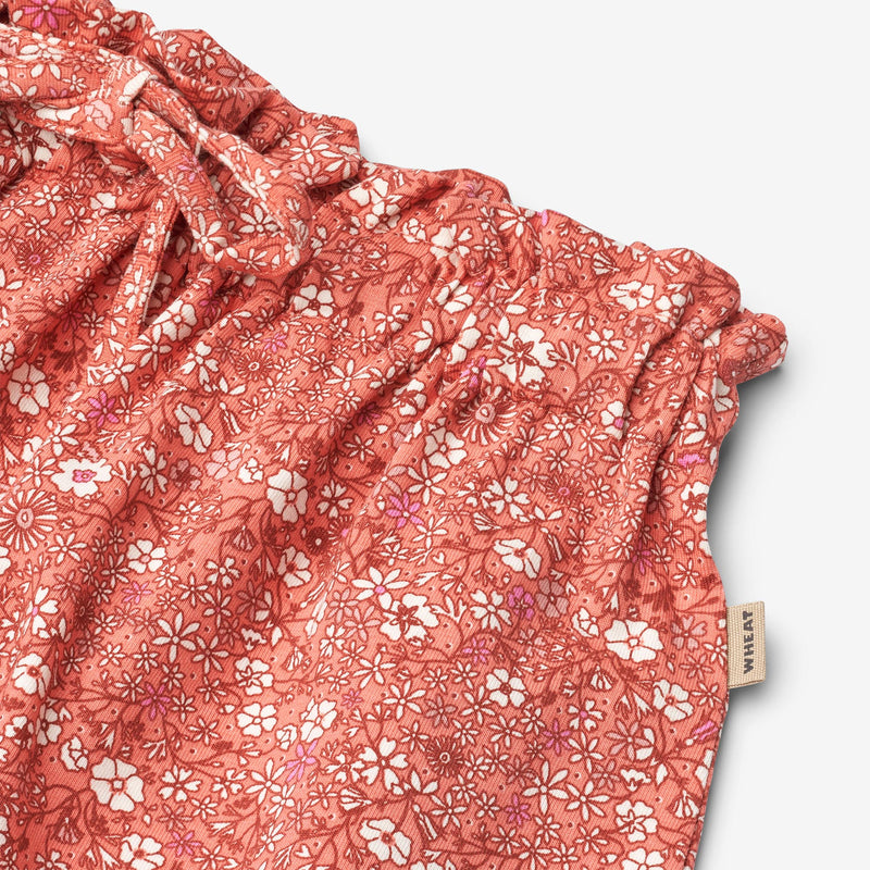 Wheat Main Skirt Natalia Skirt 9422 coral flowers