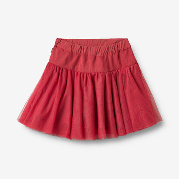 Wheat Main Skirt Tulle Skirt 9697 red cherry