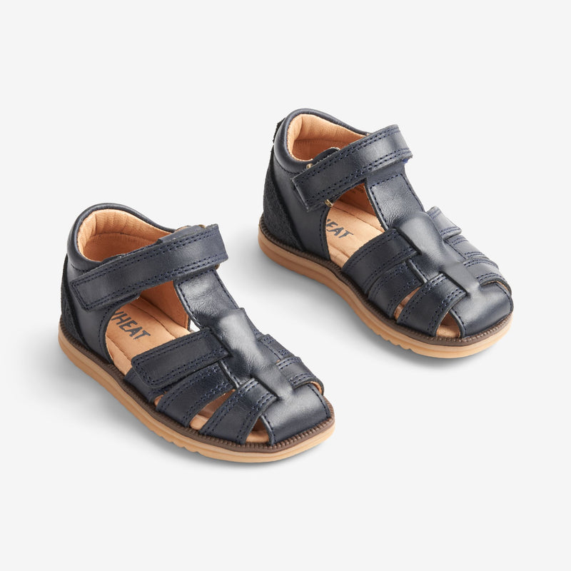 Wheat Footwear Sky Sandal | Baby Prewalkers 1432 navy