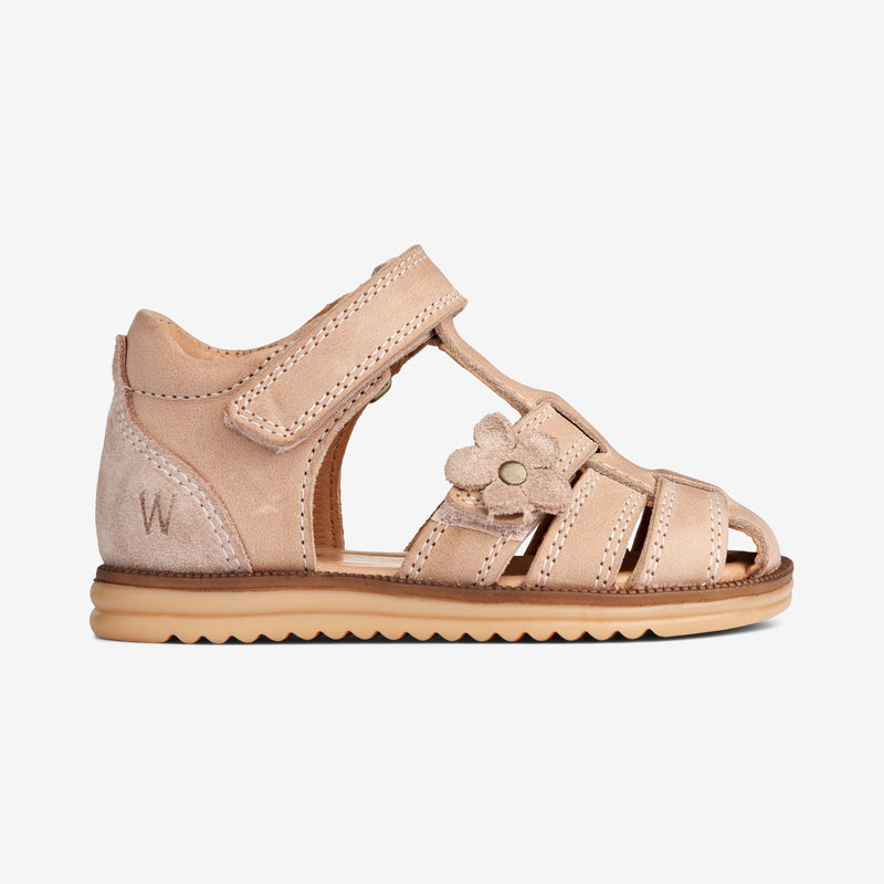 Wheat Footwear Sky Sandal Flower | Baby Prewalker Sandals 9009 beige rose