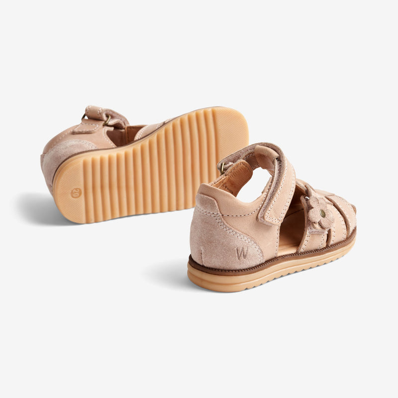 Wheat Footwear Sky Sandal Flower | Baby Prewalker Sandals 9009 beige rose