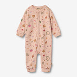 Wheat Main Sleepsuit Nikola Home 9589 rose dust holiday