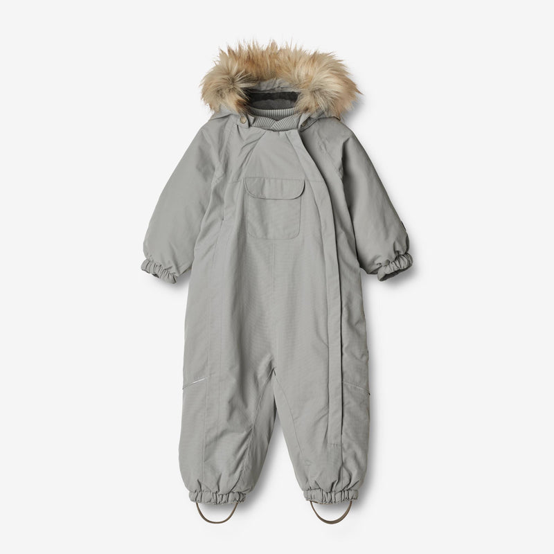 Wheat Outerwear Snowsuit Nickie Tech | Baby Snowsuit 1111 rainy blue