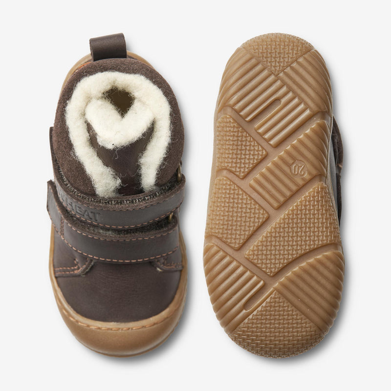 Wheat Footwear Snug Prewalker Tex | Baby Prewalkers 3053 dark brown