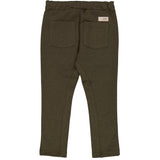 Wheat Soft Trousers Heino Trousers 4123 dark moss melange