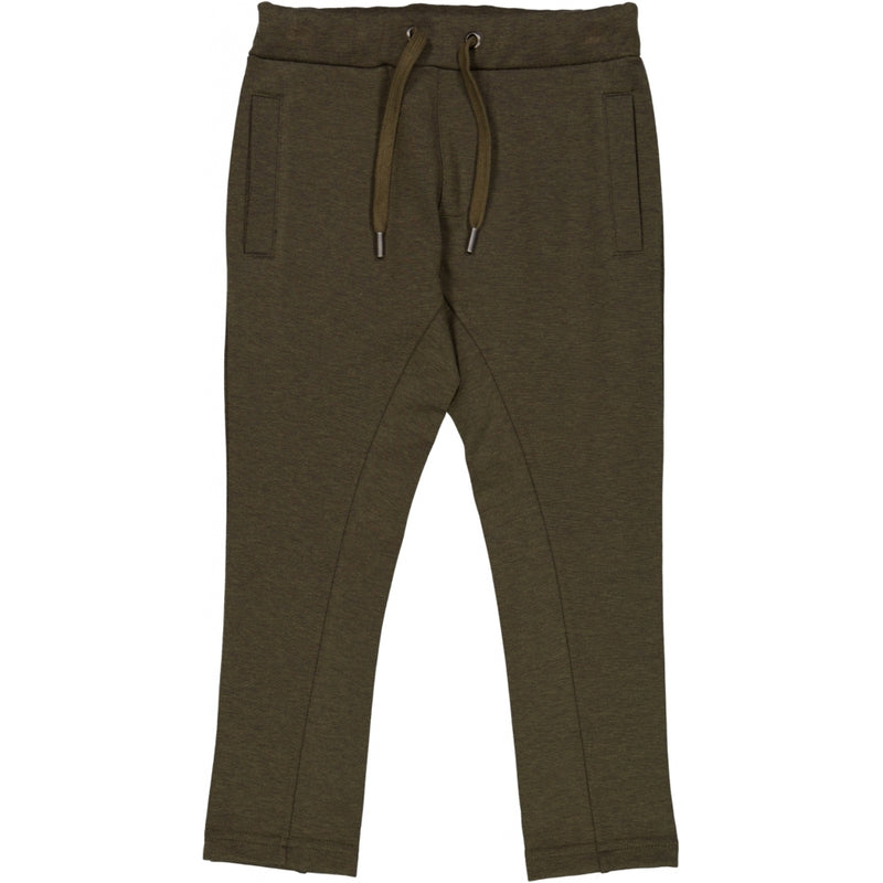 Wheat Soft Trousers Heino Trousers 4123 dark moss melange