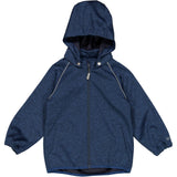 Wheat Outerwear Softshell Jacket Eddie Softshell 1076 blue melange
