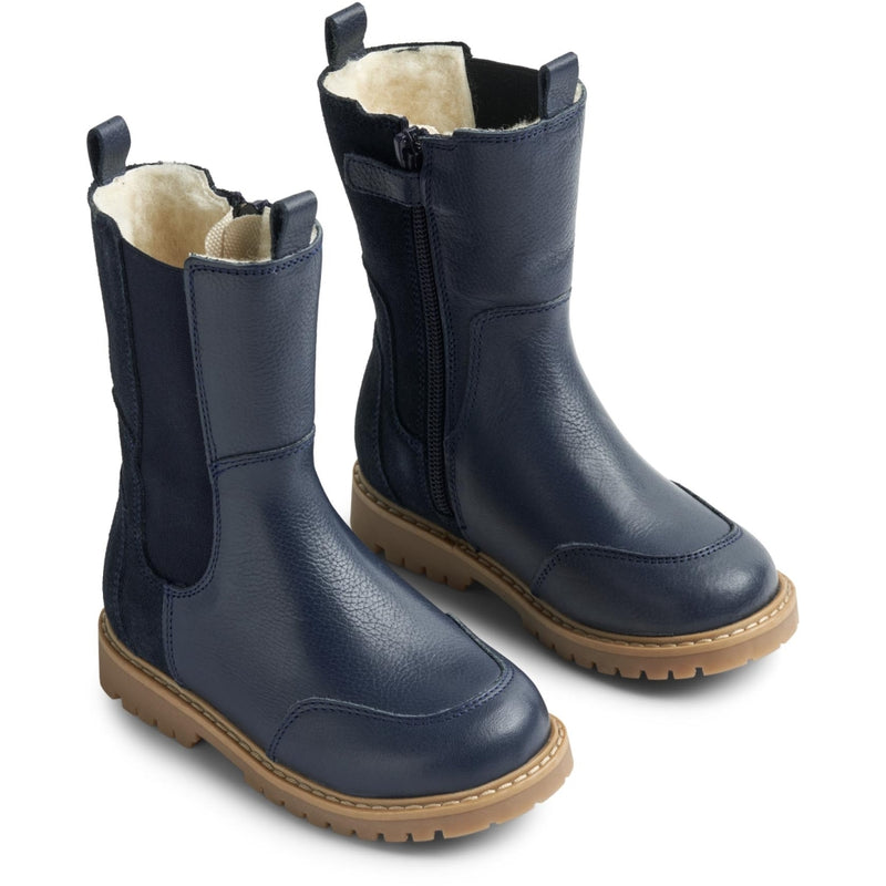 Wheat Footwear Chelsea Sonni Tex Winter Footwear 1432 navy