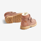 Wheat Footwear Stewie Tex Velcro Leather Winter Footwear 2163 dusty rouge 