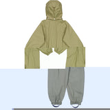 Wheat Outerwear Suit Masi Tech Technical suit 4119 dusty green