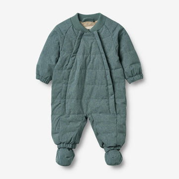 Wheat Outerwear Summer Puffer Baby Suit Nunu Technical suit 0229 navy melange