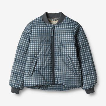 Wheat Outerwear Summer Puffer Jacket Malo Jackets 1306 blue check