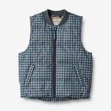 Wheat Outerwear Summer Puffer Waistcoat Andre Jackets 1306 blue check