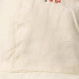 Wheat Main Sun Hat Daisy Accessory 9644 ivory embroidery flowers