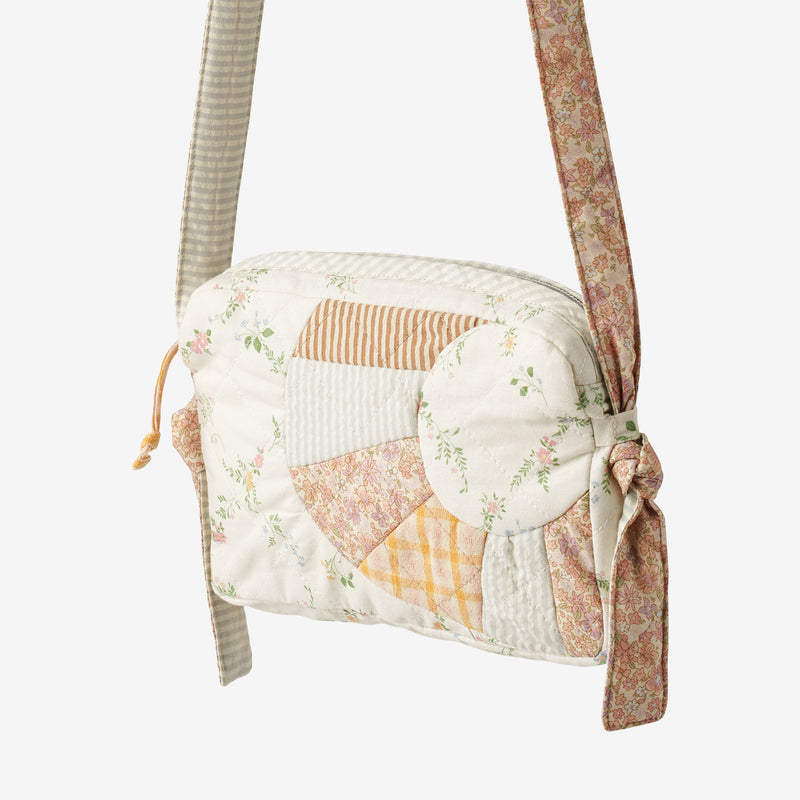 Wheat Main Sunday Bag Moono Accessory 9426 ivory checked flowers