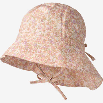 Wheat Main Sunhat Chloe Accessory 1358 lilac flowers